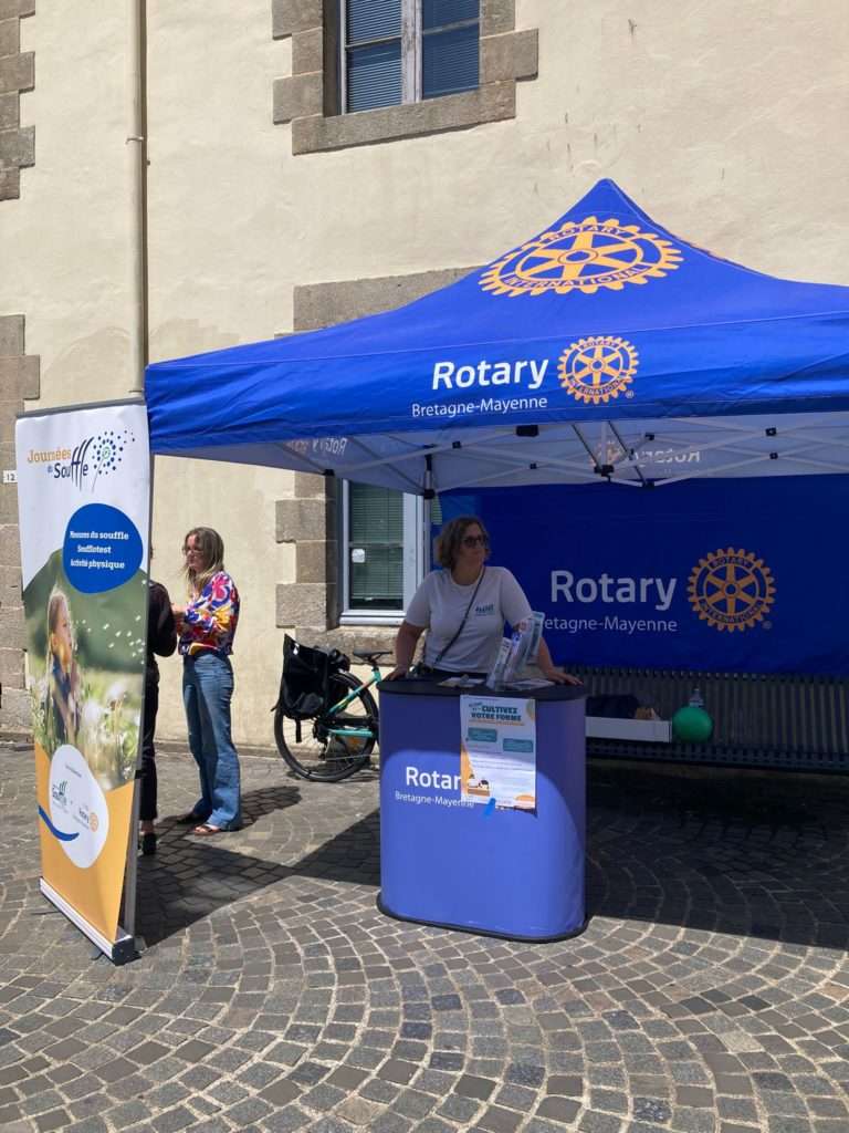 Stand d'information de la CPTS lors de la Journée du Souffle