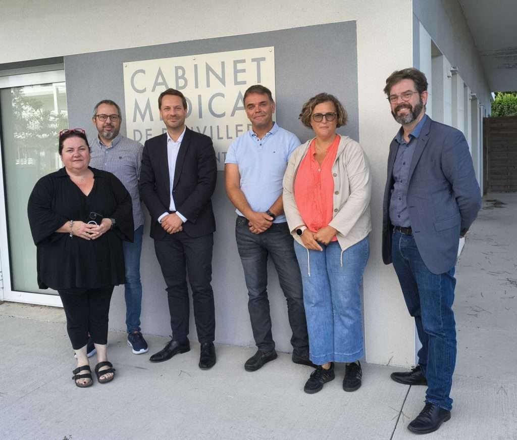 Frédéric Varnier, Raphaël Lagarde et les membres du Bureau de la CPTS